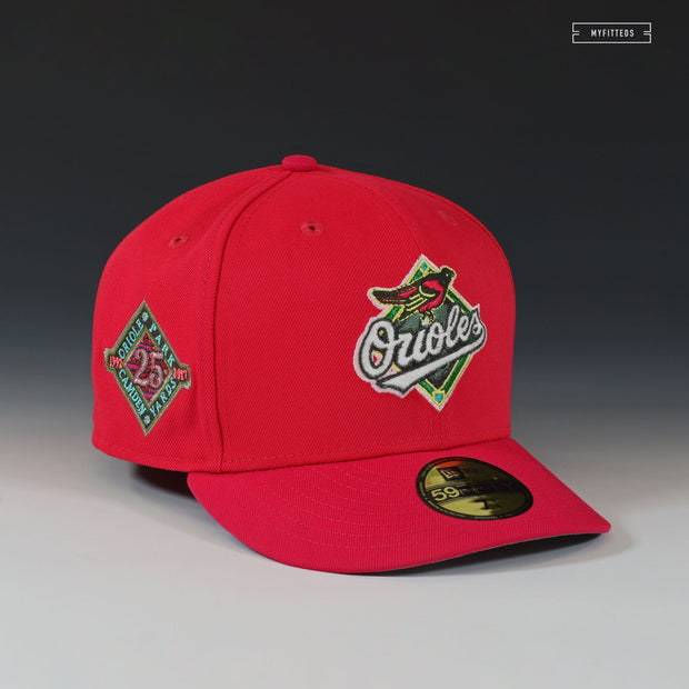 BALTIMORE ORIOLES CAMDEN YARDS 25TH ANNIVERSARY ARTEMIS FOWL, OPAL DECEPTION NEW ERA HAT