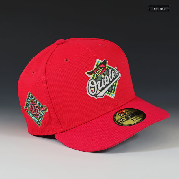 BALTIMORE ORIOLES CAMDEN YARDS 25TH ANNIVERSARY ARTEMIS FOWL, OPAL DECEPTION NEW ERA HAT