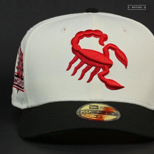SCOTTSDALE SCORPIONS JERSEY SLEEVE PATCH OFF WHITE NEW ERA FITTED CAP