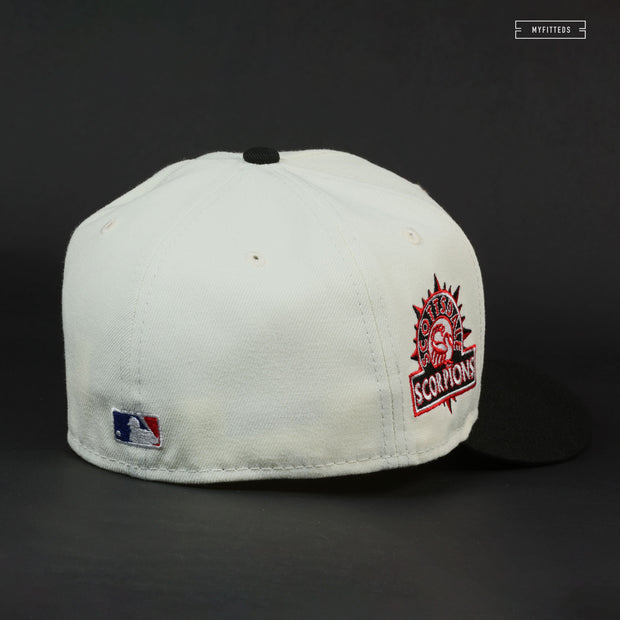 SCOTTSDALE SCORPIONS JERSEY SLEEVE PATCH OFF WHITE NEW ERA FITTED CAP