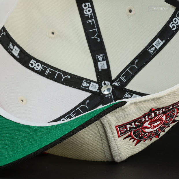 SCOTTSDALE SCORPIONS JERSEY SLEEVE PATCH OFF WHITE NEW ERA FITTED CAP