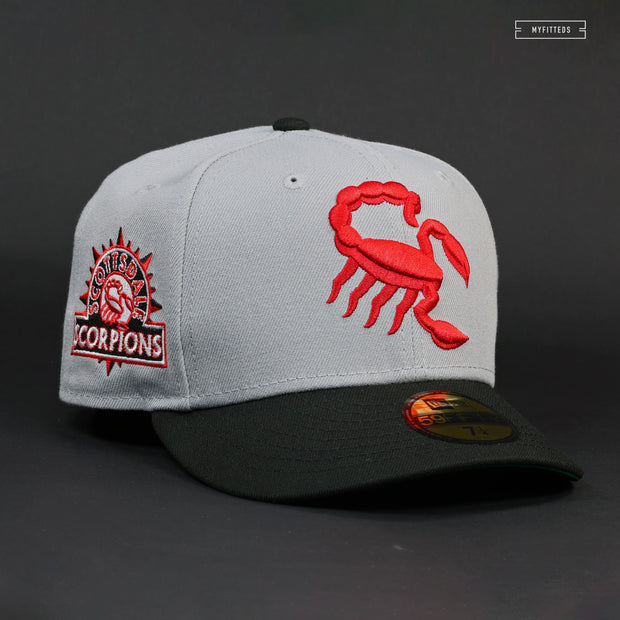 SCOTTSDALE SCORPIONS JERSEY SLEEVE PATCH PLACID GRAY 2 TONE NEW ERA HAT