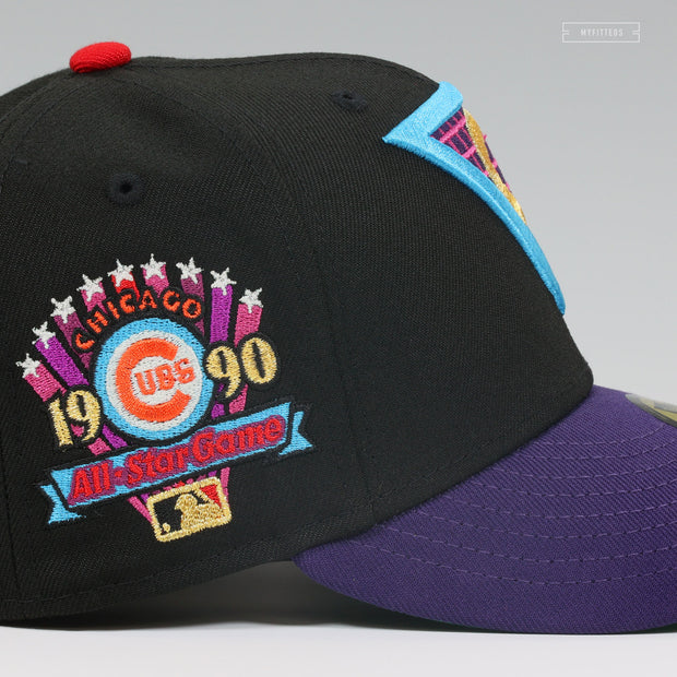 CHICAGO CUBS 1990 ALL-STAR GAME NINTENDO WORLD CHAMPIONSHIPS INSPIRED NEW ERA HAT