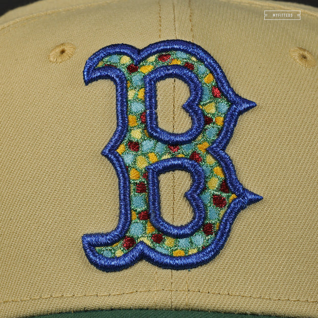 BOSTON RED SOX 90TH ANNIVERSRY "PARQUE GÜELL SALAMANDRA BY ANTONI GAUDÍ" INSPIRED NEW ERA HAT