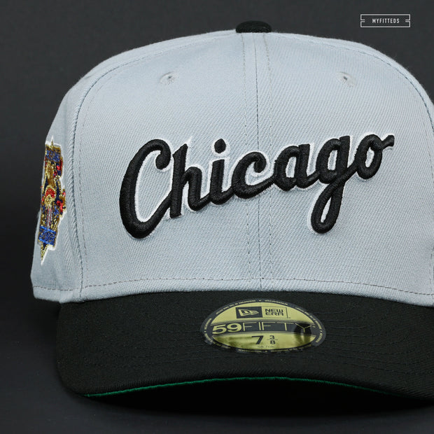 CHICAGO WHITE SOX 2001 ROAD JERSEY AL CENTENNIAL CHARTER MEMBER NEW ERA HAT
