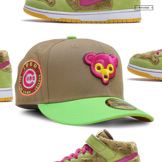 CHICAGO CUBS 1962 ALL-STAR GAME "MAMA BEAR DUNK SB INSPIRED" NEW ERA HAT