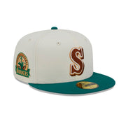 SEATTLE MARINERS 30TH ANNIVERSARY "WHITE COOPERSTONE" NEW ERA HAT