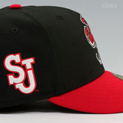 ST. JOHN'S RED STORM JOHNNY THUNDERBIRD TWO TONE CLASSIC NEW ERA FITTED CAP