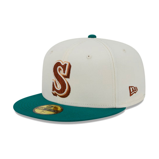 SEATTLE MARINERS 30TH ANNIVERSARY "WHITE COOPERSTONE" NEW ERA HAT