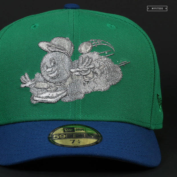 CINCINNATI REDS THE RUNNING MAN METAL LUIGI INSPIRED NEW ERA FITTED CAP