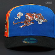 CINCINNATI BENGALS 50TH ANNIVERSARY BLUE "CURLY" NEW ERA FITTED CAP
