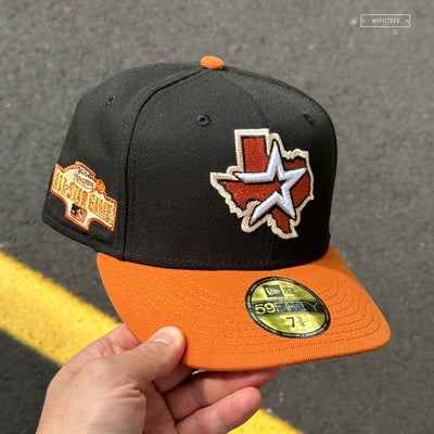 HOUSTON ASTROS 2004 ALL-STAR GAME "JET BLACK OXIDIZED RUST" NEW ERA HAT