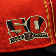 CINCINNATI BENGALS 50TH ANNIVERSARY RED "CHESTER CHEETAH CHEETOS CRUNCHY 90'S INSPIRED" NEW ERA HAT