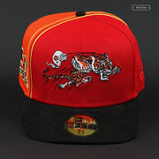 CINCINNATI BENGALS 50TH ANNIVERSARY RED "CRUNCHY" NEW ERA FITTED CAP