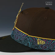 MILWAUKEE BREWERS 50TH ANNIVERSARY GENZO'S PINWHEEL ELITE SERIES NEW ERA FITTED CAP