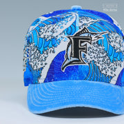 FLORIDA MARLINS 10TH ANNIVERSARY THE GREAT WAVE OFF KANAGAWA ELITE SERIES NEW ERA FITTED CAP