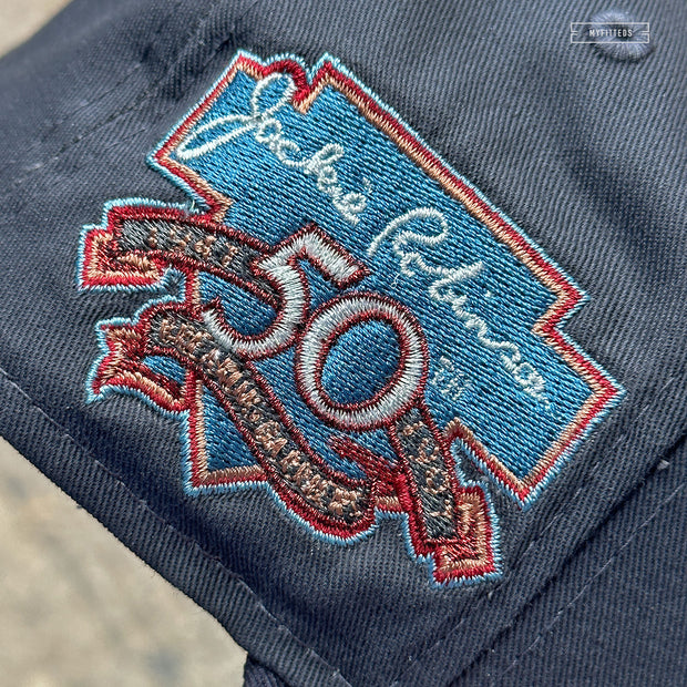 SAN DIEGO PADRES "JACKIE ROBINSON 50TH ANNIVERSARY" 2 TONE NEW ERA HAT