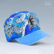 FLORIDA MARLINS 10TH ANNIVERSARY THE GREAT WAVE OFF KANAGAWA ELITE SERIES NEW ERA FITTED CAP