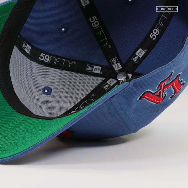 LOS ANGELES CLIPPERS VINTAGE WEATHERED LOOK OLDE ENGLISH NEW ERA FITTED CAP