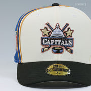 WASHINGTON CAPITALS 40TH & 30TH ANNIVERSARY REVERSE RETRO DIAGONAL BLOCK NEW ERA CAP