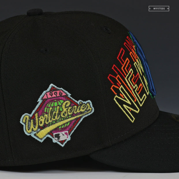 NEW YORK YANKEES 1996 WORLD SERIES SPACE INVADERS INSPIRED NEW ERA FITTED CAP