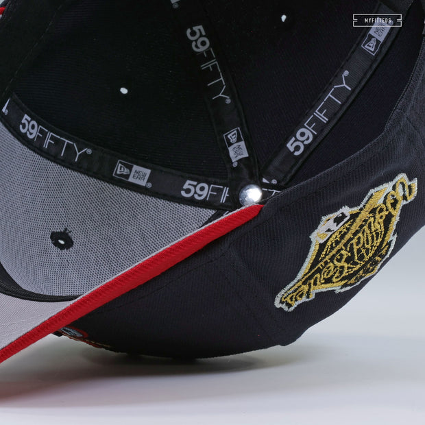 ATLANTA BRAVES 1995 WORLD SERIES CHAMPIONS TRI-STAR BATTERMAN NEW ERA FITTED CAP
