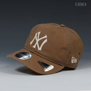 NEW YORK YANKEES WAXED CANVAS RETRO CROWN RELAXED HERITAGE FIT 9FIFTY NEW ERA STRAPBACK