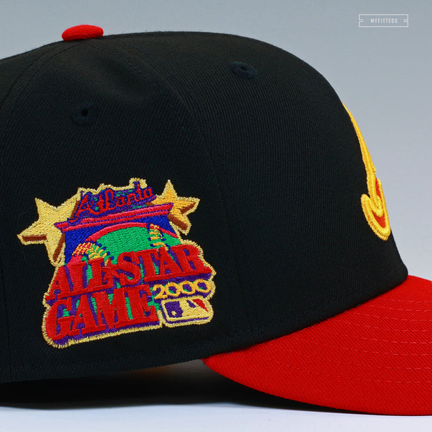 ATLANTA BRAVES 2000 ALL-STAR GAME EARTHBOUND SNES INSPIRED NEW ERA FITTED CAP
