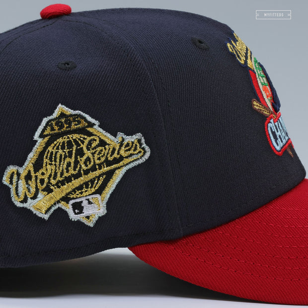 ATLANTA BRAVES 1995 WORLD SERIES CHAMPIONS TRI-STAR BATTERMAN NEW ERA FITTED CAP