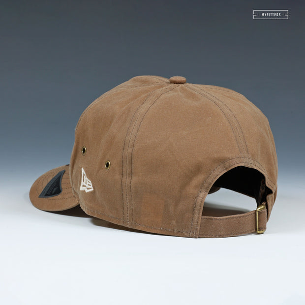 NEW YORK YANKEES WAXED CANVAS RETRO CROWN RELAXED HERITAGE FIT 9FIFTY NEW ERA STRAPBACK