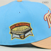 MINNESOTA TWINS HHH METRODOME "TWINS BUDDY COMEDY" NEW ERA FITTED CAP