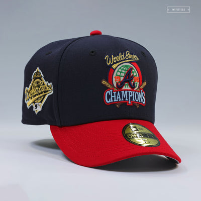 ATLANTA BRAVES 1995 WORLD SERIES CHAMPIONS TRI-STAR BATTERMAN NEW ERA FITTED CAP