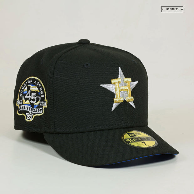 HOUSTON ASTROS 45TH ANNIVERSARY "WIZARDRY BY SIDEPATCHCRAZY" NEW ERA FITTED CAP