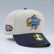 NEW YORK YANKEES 1998 WORLD SERIES CHAMPIONS SANDSTONE NEW ERA FITTED CAP