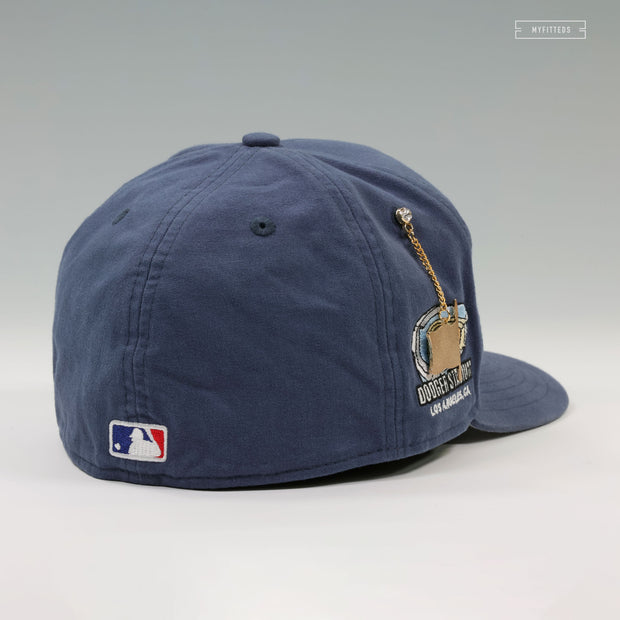 LOS ANGELES DODGERS DODGER STADIUM TEAM FLAG SIDE PENDANT A-FRAME NEW ERA FITTED CAP