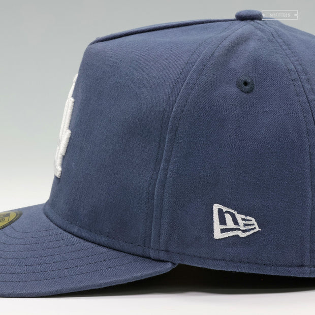 LOS ANGELES DODGERS DODGER STADIUM TEAM FLAG SIDE PENDANT A-FRAME NEW ERA FITTED CAP