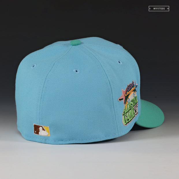 ATLANTA BRAVES 2000 ALL-STAR GAME ANIMAL CROSSING CROSS HATCH NEW ERA FITTED CAP