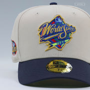 NEW YORK YANKEES 1998 WORLD SERIES CHAMPIONS SANDSTONE NEW ERA FITTED CAP