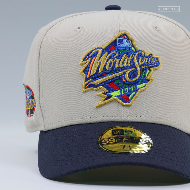 NEW YORK YANKEES 1998 WORLD SERIES CHAMPIONS SANDSTONE NEW ERA FITTED CAP