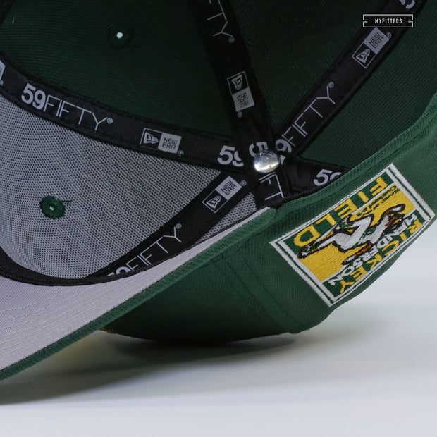 OAKLAND ATHLETICS RICKEY HENDERSON STADIUM SCRIBBLE DOODLE NEW ERA FITTED CAP