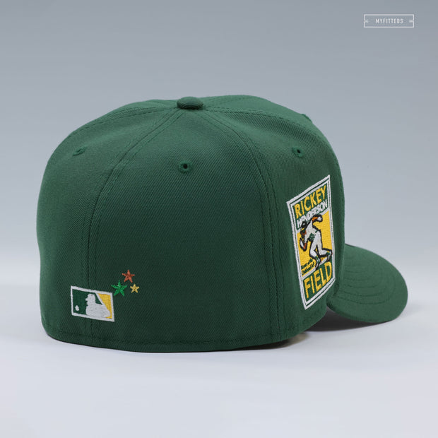 OAKLAND ATHLETICS RICKEY HENDERSON STADIUM SCRIBBLE DOODLE NEW ERA FITTED CAP