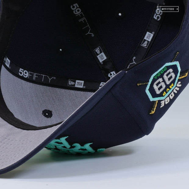 NEW YORK YANKEES BRONX BOMBERS NY 99 AARON JUDGE NYC NEW ERA FITTED CAP