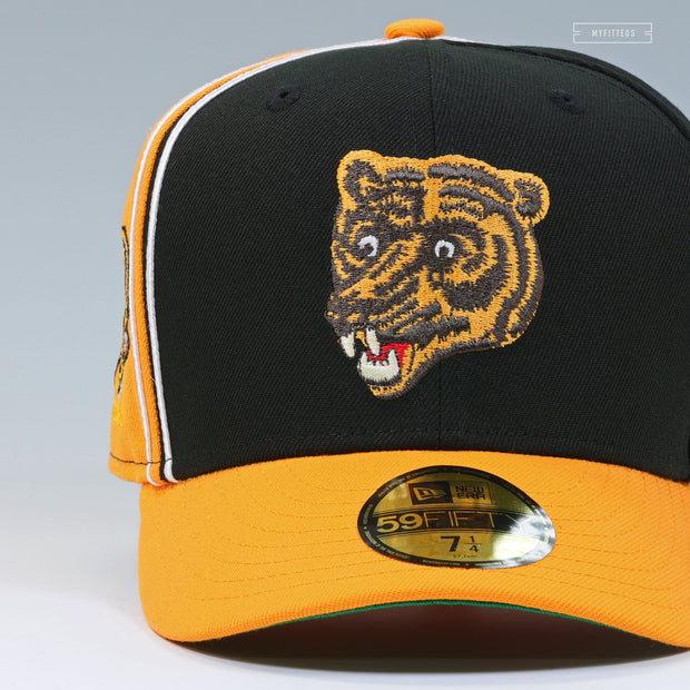 BOSTON BRUINS 80TH ANNIVERSARY REVERSE RETRO DIAGONAL BLOCK NEW ERA FITTED CAP