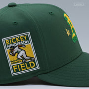 OAKLAND ATHLETICS RICKEY HENDERSON STADIUM SCRIBBLE DOODLE NEW ERA FITTED CAP