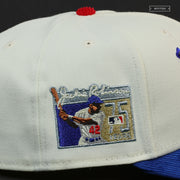 JACKIE ROBINSON #42 75TH ANNIVERSARY & CENTENNIAL OFF WHITE NEW ERA FITTED CAP