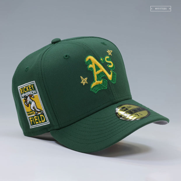 OAKLAND ATHLETICS RICKEY HENDERSON STADIUM SCRIBBLE DOODLE NEW ERA FITTED CAP