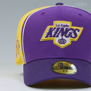LOS ANGELES KINGS REVERSE RETRO DIAGONAL BLOCK CONCORD NEW ERA FITTED CAP