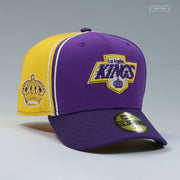 LOS ANGELES KINGS REVERSE RETRO DIAGONAL BLOCK CONCORD NEW ERA FITTED CAP