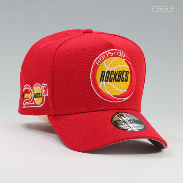 HOUSTON ROCKETS 1971-1991 20TH ANNIVERSARY HWC 9FIFTY A-FRAME NEW ERA SNAPBACK HAT