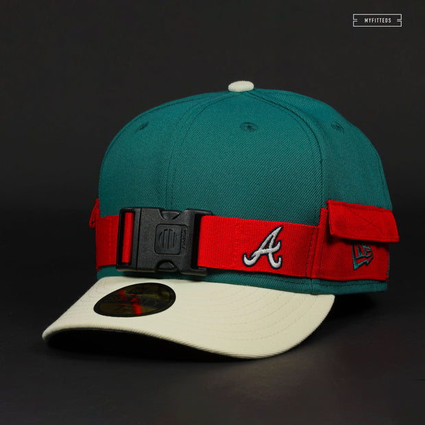 ATLANTA BRAVES MY HERO ACADEMIA DEKU'S COSTUME INSPIRED ELITE SERIES NEW ERA HAT